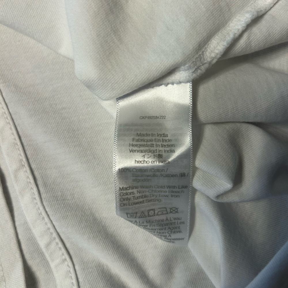 Women’s Madewell Cotton Relaxed Oversized Tee White NWT #NS162 - Picture 5 of 5